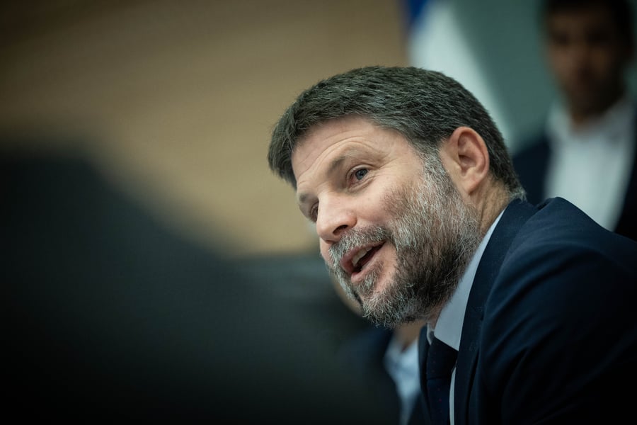 The amended budget passes despite opposition. Finance Minister Betzalel Smotrich.