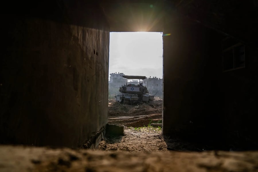 IDF tank, Gaza.