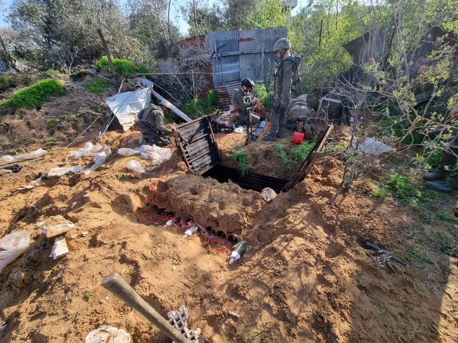 Rocket launchers identified by the Nahal Brigade Combat Team