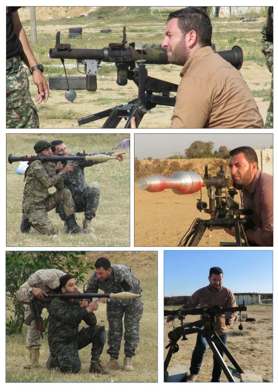 An al-Jazeera journalist at work as a Hamas anti-tank unit commander.