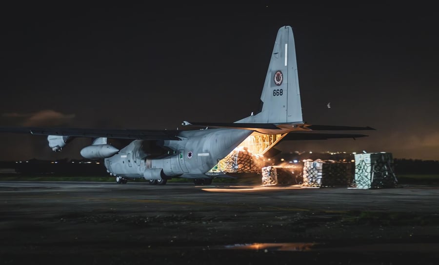 IDF logistical effort.