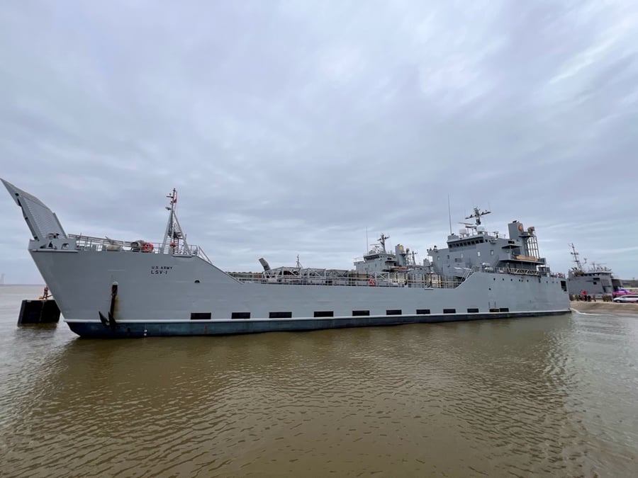 U.S. Army Vessel (USAV) General Frank S. Besson.