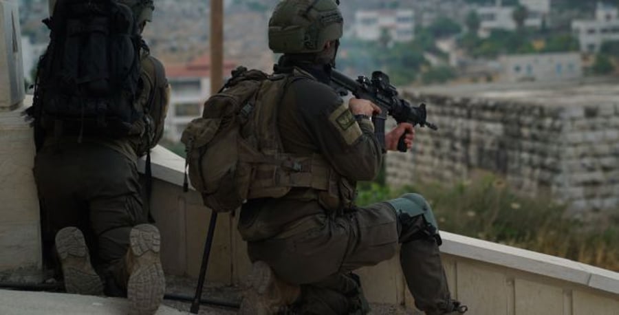 IDF soldiers in Judea and Samaria