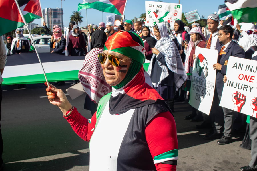 Anti-Israel protest in Cape Town