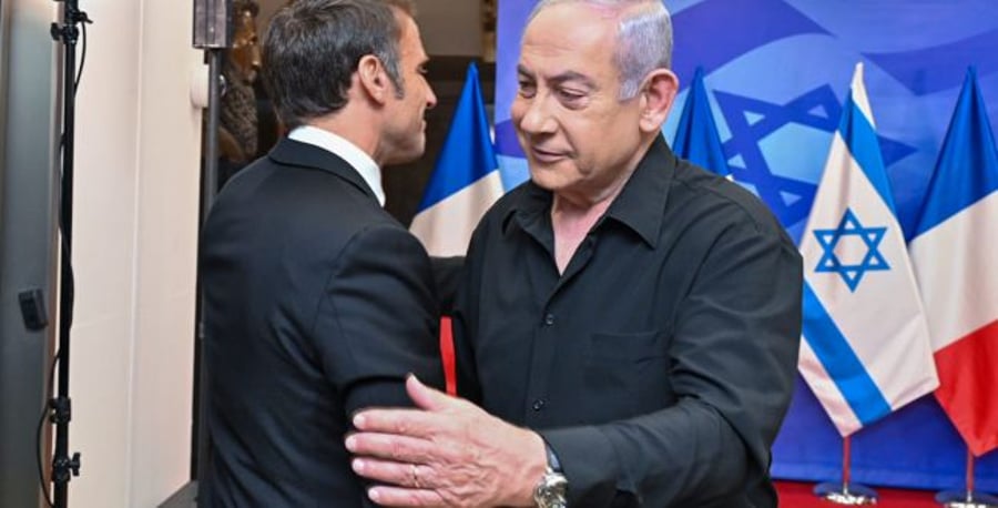 Netanyahu and Macron