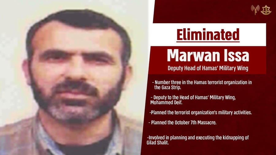 IDF profile of Marwan Issa.
