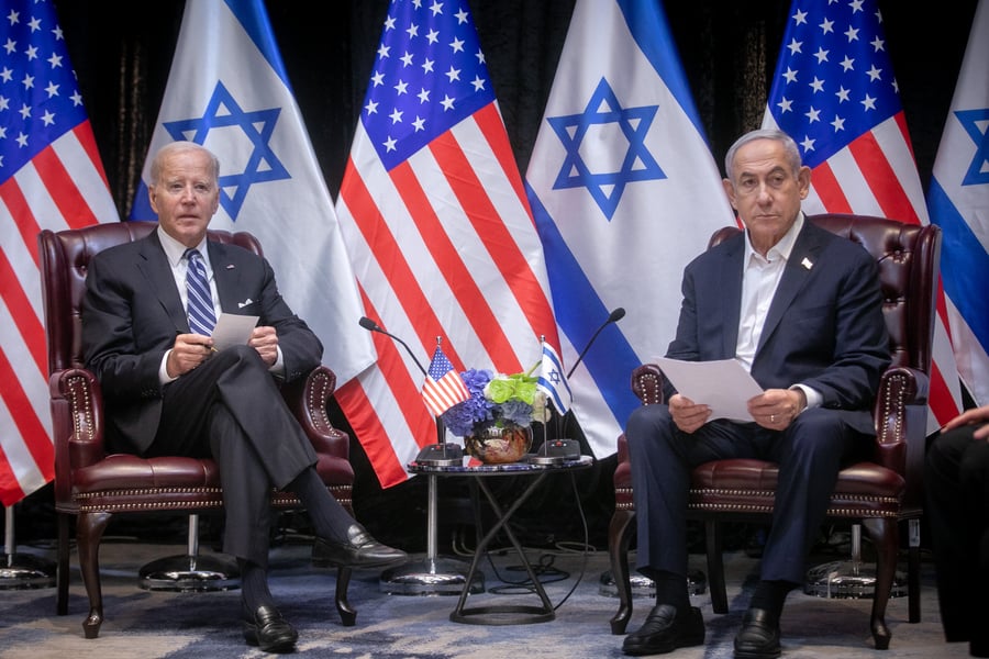 Biden and Netanyahu.