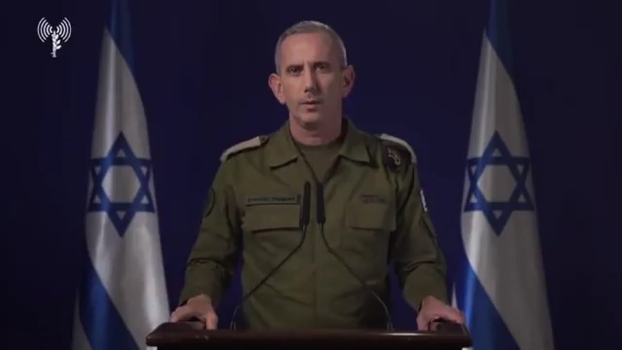 IDF Spokesperson Daniel Hagari.