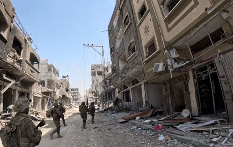 IDF soldiers operating in Jebaliya.