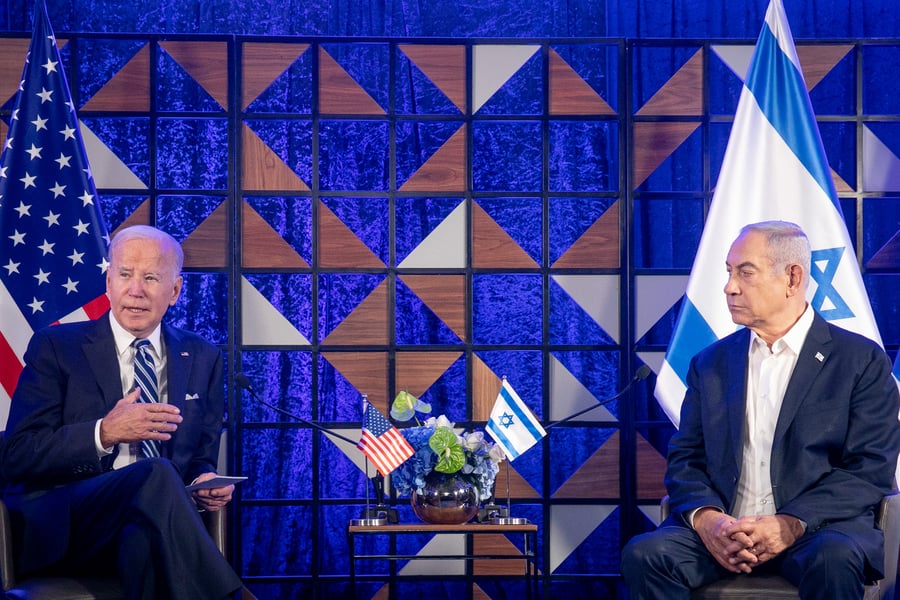 Netanyahu and Biden.