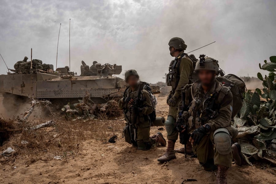 IDF forces in the Gaza Strip.