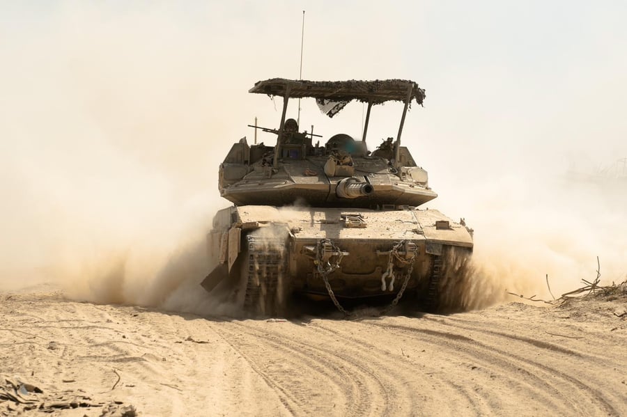 IDF forces in the Gaza Strip.