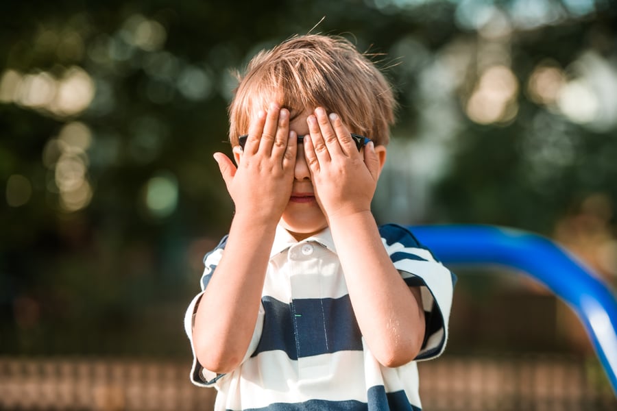 Kindergarten aged child