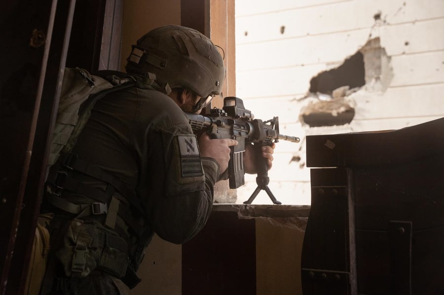 IDF forces in the Gaza Strip.