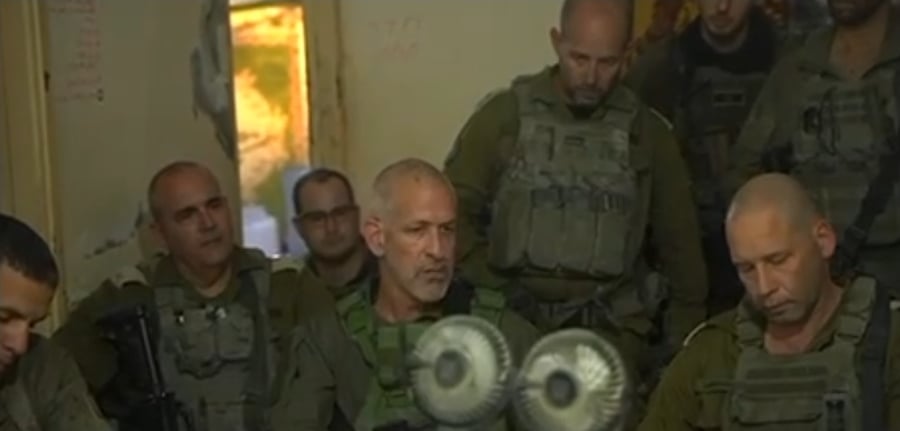 Shin Bet Chief Ronen Bar at IDF situational assessment.