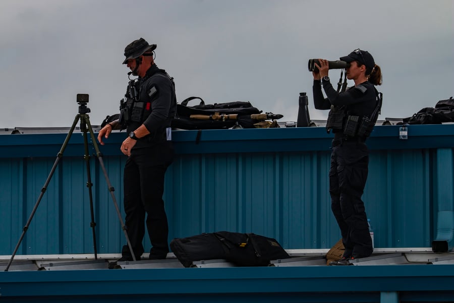 A pair of Secret Service snipers 