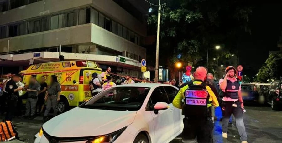 Scene of drone attack in Tel Aviv