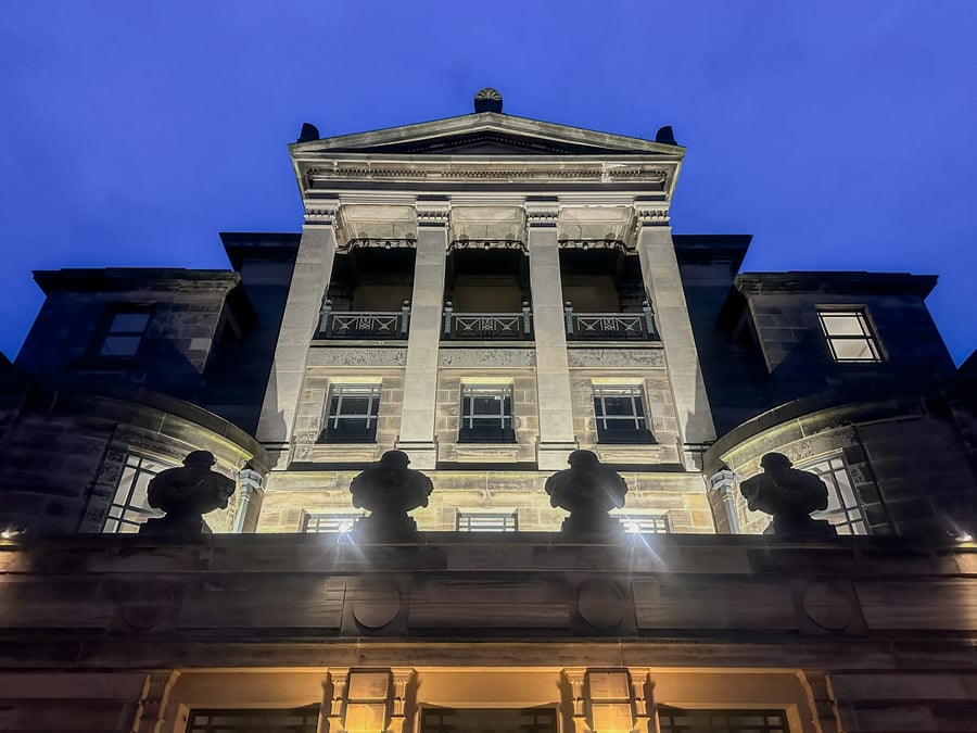 The iconic buildings of the University of St Andrews in Scotland