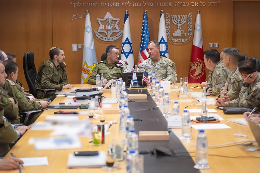 IDF Chief of Staff with CENTCOM Commander Michael Kurilla.