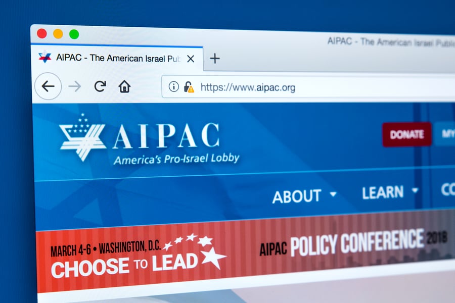 AIPAC's website