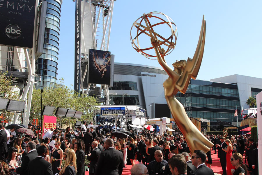 Emmy statues at the 64th Primetime Emmy Awards