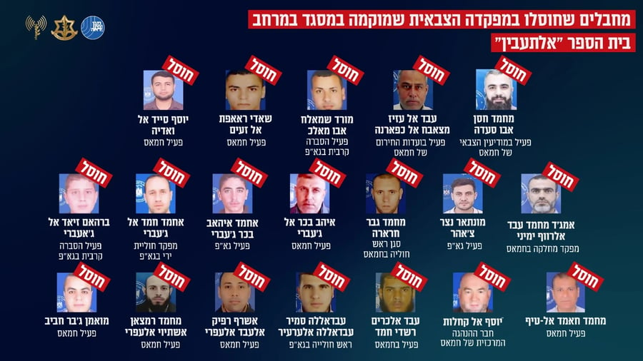 Terrorists killed in Yesterday's operation