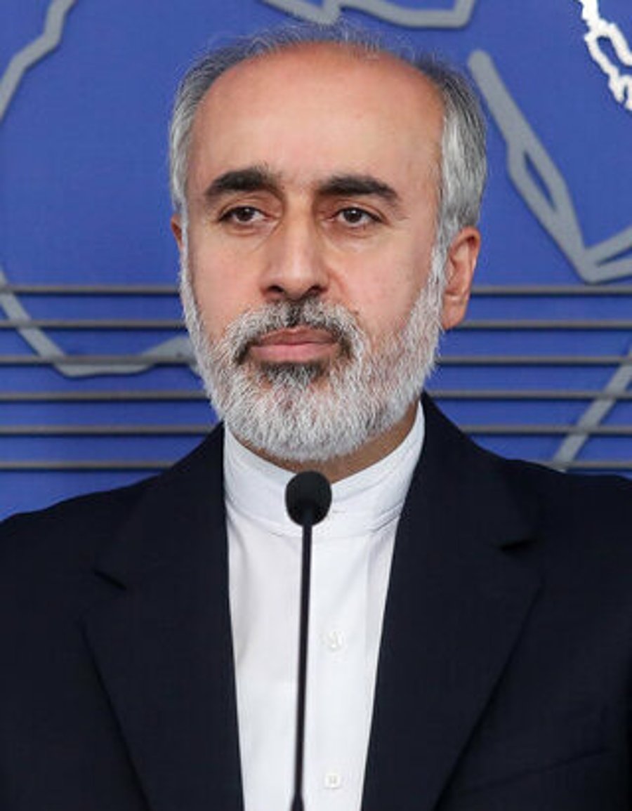 Iranian Foreign Ministry Spokesperson Nasser Kanaani.