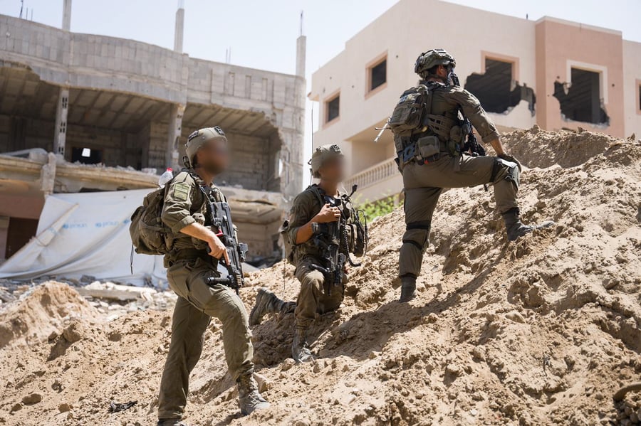 IDF forces in the Gaza Strip.