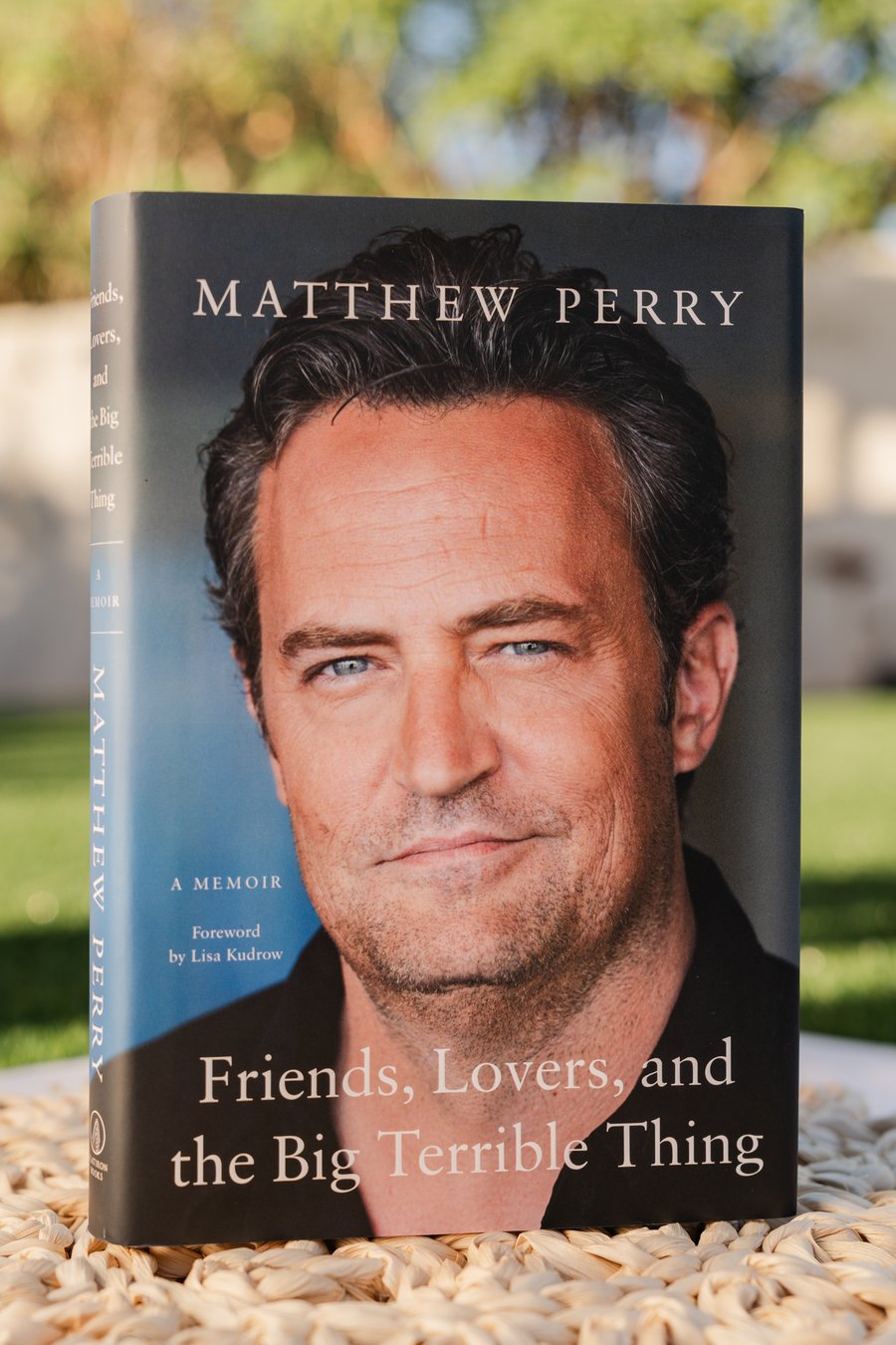 Matthew Perry's book "Friends, Lovers, and The Big Terrible Thing" cover