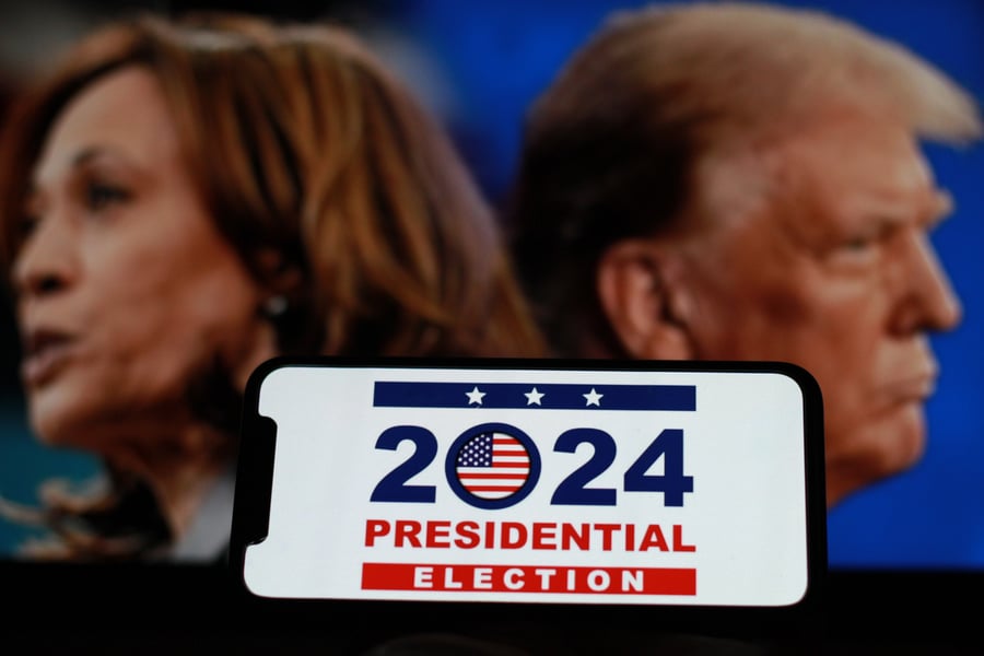 The 2024 American presidential election concept