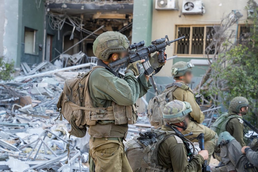 IDF forces in the Gaza Strip.