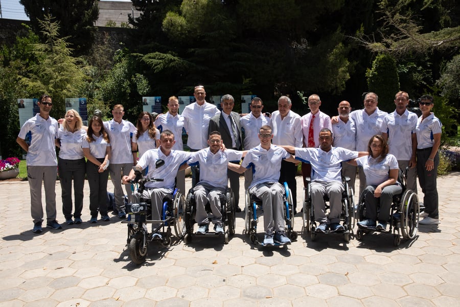 Israeli Paralympics team 