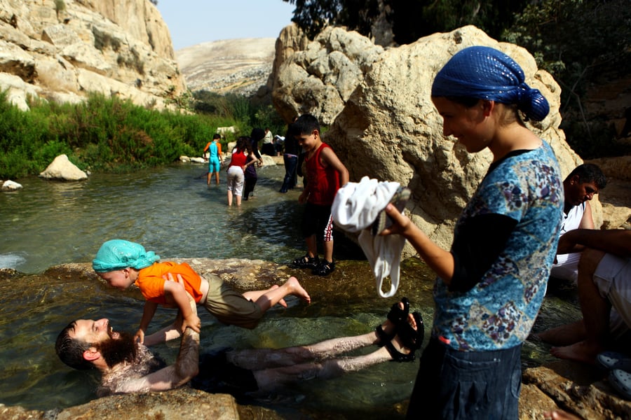 Wadi Kelt pools