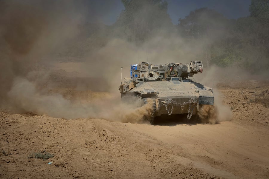 IDF tank. Illustration.