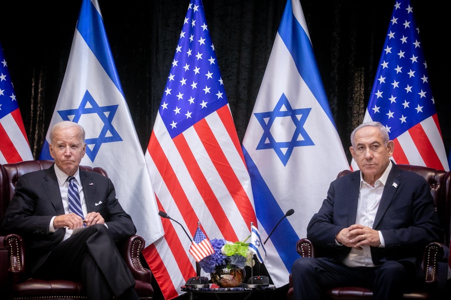 Netanyahu and Biden.