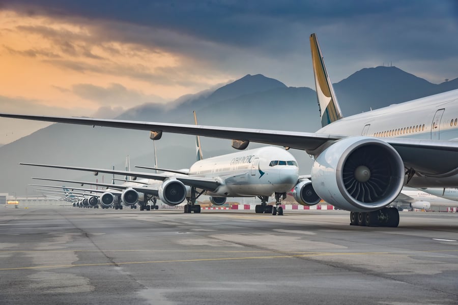 Airplanes grounded