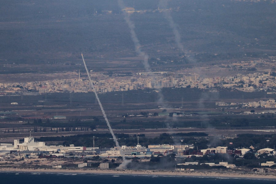 Intercepting Hezbollah rockets. Illustration.