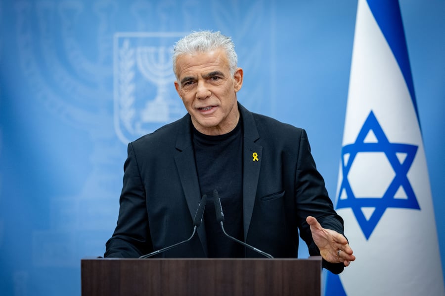 Opposition Leader Yair Lapid.