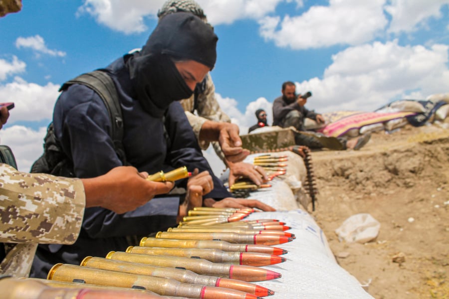 Man in ISIS uniform