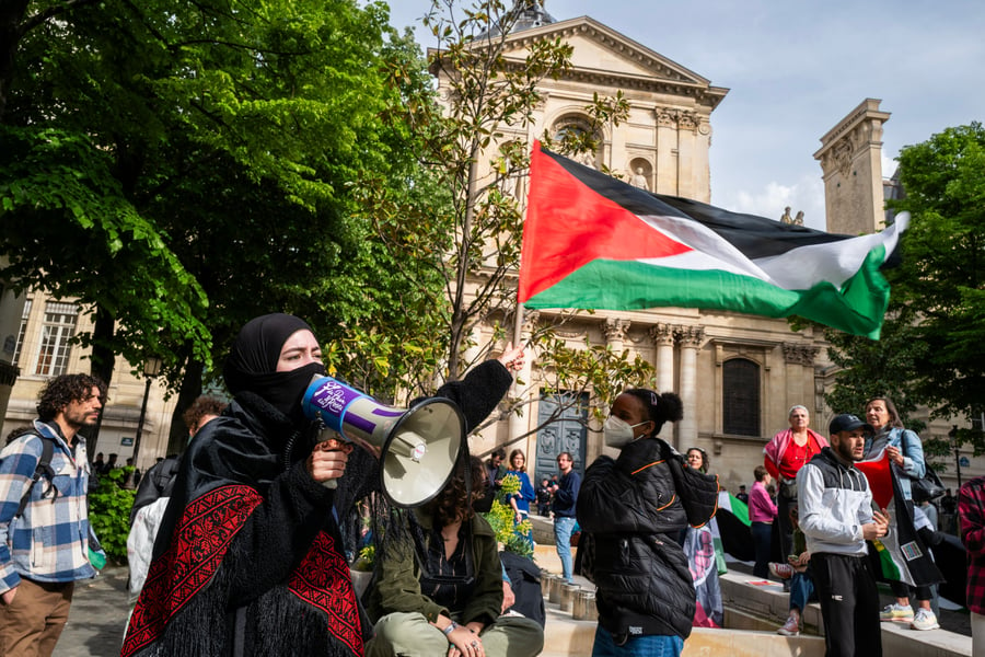 Pro-Palestinian demonstrations in Paris