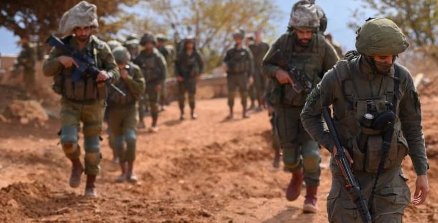 IDF soldiers operating in southern Lebanon