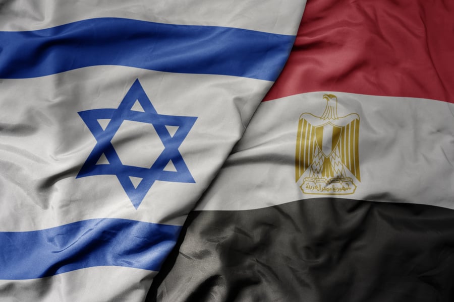 Israel and Egypt. Illustration.