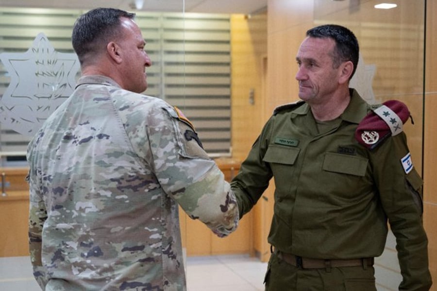 IDF Chief of Staff Herzi Halevi and CENTCOM Commander Michael Kurilla.