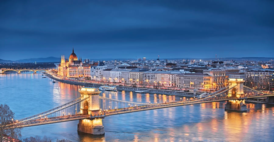 Budapest by night