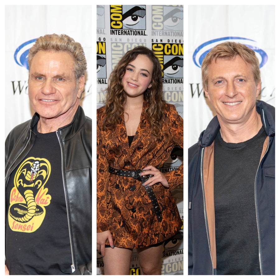 William Zakba, Mary Mouser and Martin Kove