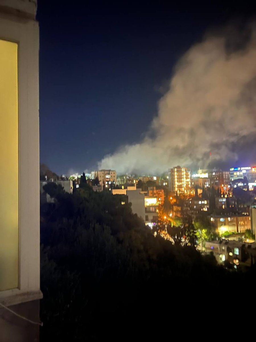 Rocket hits building in Haifa