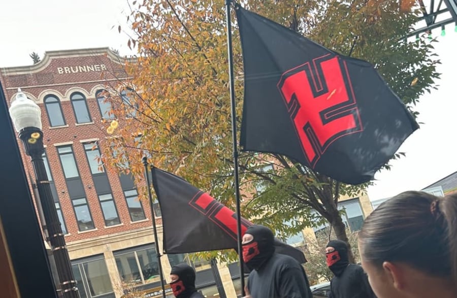 Neo Nazis march in America, 17 November 2024