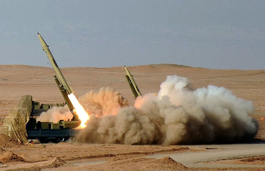 Iranian Fateh 110 missiles