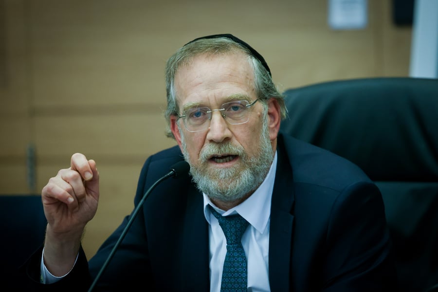 UTJ leader Yitzhak Pindrus.