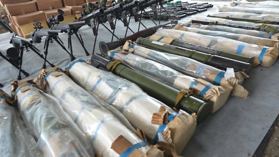 IDF found these Iranian weapons